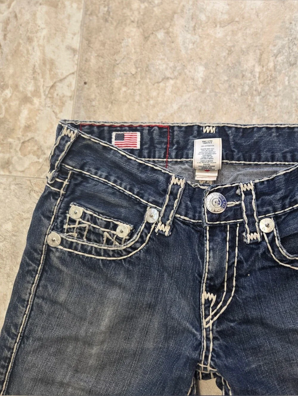True Religion Bobby Super T Jeans Womens 28 - Picture 2 of 10